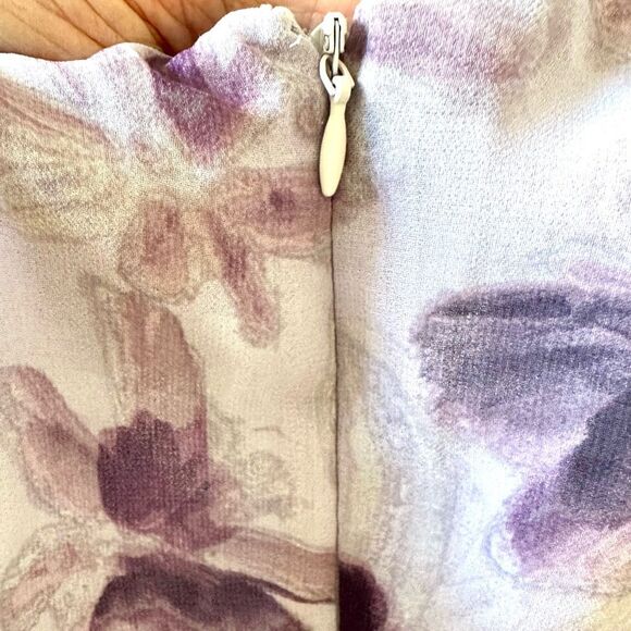 NWT Donna Karan one shoulder chiffon evening dress.  Size2 - Picture 5 of 6